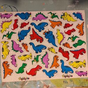 Dinosaur Sticker Set - Multicolor